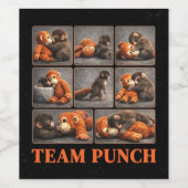 Punch Baby Monkey Wijn Etiket (Enkel label)