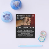 Punch Bag, Boxing Class Advert Flyer (Enkel)