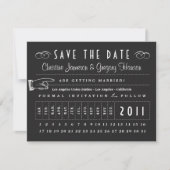 Punch Card Save the Date (Voorkant)