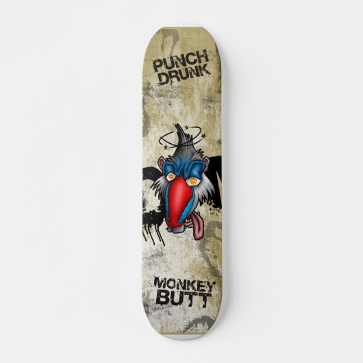 Punch Drink aap Butt Skateboard (Voorkant)