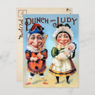  Punch en Judy Briefkaart