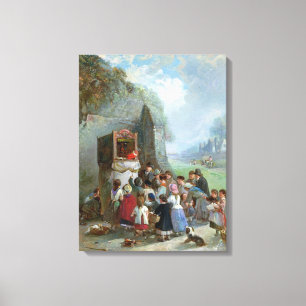 Punch en Judy Canvas Afdruk