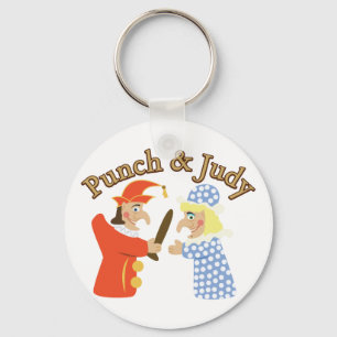 Punch en Judy Sleutelhanger