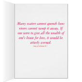 Punch en velours floral - Chanson de Sol. 8:7 Salu (Intérieur (Droit))