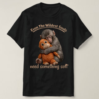 Punch-kun Monkey  Hug Graphic Tee. T-shirt