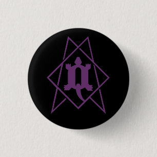 Punch Line Qmay Kai Simple Logo Pin Ronde Button 3,2 Cm