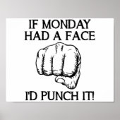 Punch Monday Funny Poster (Devant)