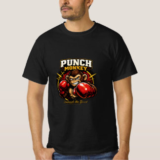 Punch Monkey T-shirt ontwerp