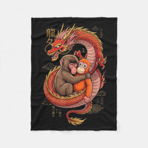Punch The Monkey Knuffel Dier Meme Fleece Deken