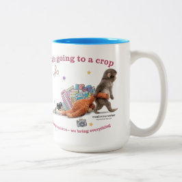 Punch the Monkey Tweekleurige koffiemok 15oz