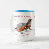 Punch the Monkey Two-Tone Coffee Mug 15oz (Devant gauche)
