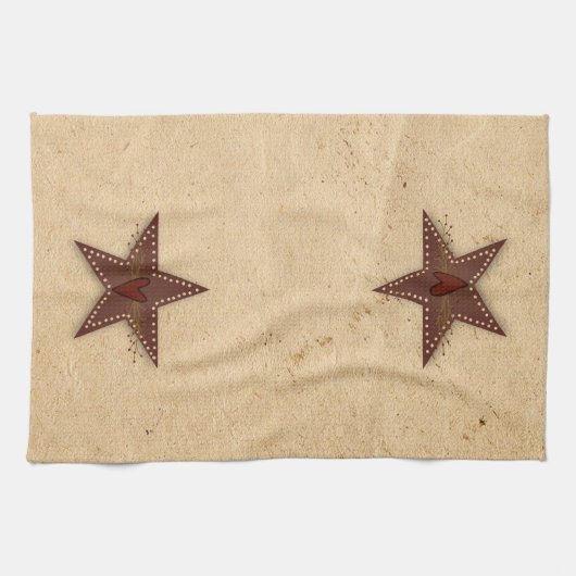Punched Tin Star Kitchen Towel Theedoek (Horizontaal)