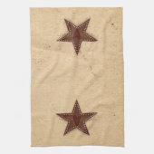 Punched Tin Star Kitchen Towel Theedoek (Verticaal)