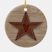 Punched Tin Star Ornament (Achterkant)