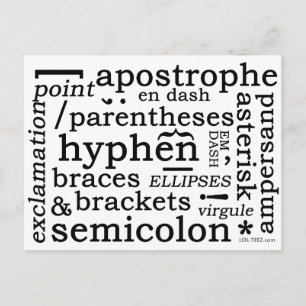 Punctuatie Briefkaart