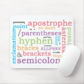 Punctuatie II Muismat (Met muis)