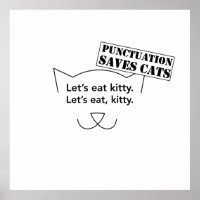 Punctuatie slaat katten op