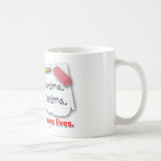 Punctuatie slaat levens op koffiemok