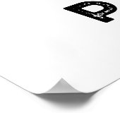 Punda Funny Animal Panda Pun Poster (Hoek)