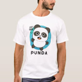 Punda Funny Animal Panda Pun T-shirt (Voorkant)