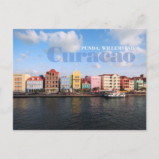 Punda, Willemstad, Curaao Briefkaart (Voorkant)
