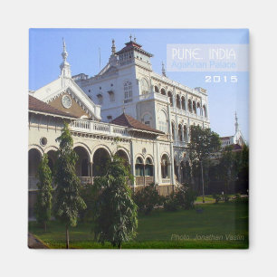 Pune India AgaKhan Palace Magnet Change Year Magneet