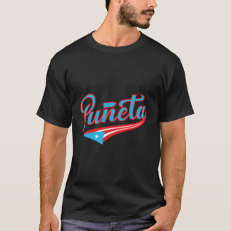 Puneta Bandera Puerto Rico Vlag Handschrift T-shirt