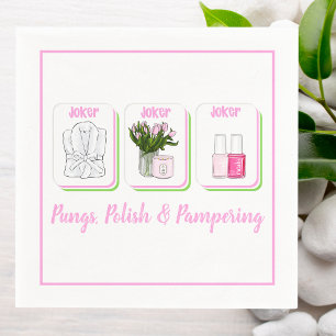 Pungs, Polish & Pampering Mahjong Spa Servet