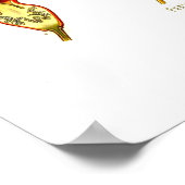 Punica granata (pomegranaat) poster (Hoek)