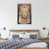 Punisch masker voor demeter canvas afdruk (Insitu (Slaapkamer))