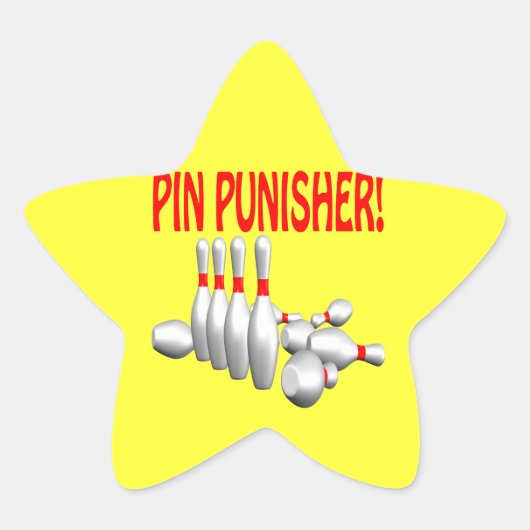 Punisher Ster Sticker (Voorkant)