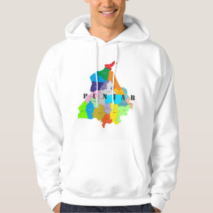 Punjab-kaart Hoodie