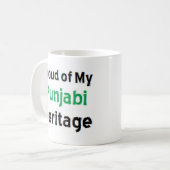 Punjabi-erfgoed koffiemok (Voorkant links)
