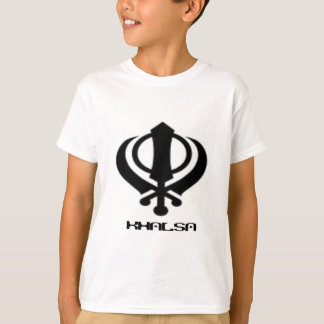Punjabi Khanda Sikh Khalsa Design Merchandise T-shirt