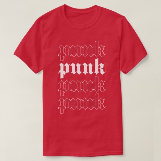 PUNK 2 T-SHIRT (Design voorkant)