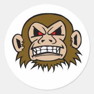 Punk Aap Ronde Sticker