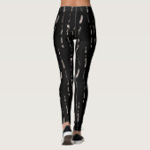 Punk Abstract patroon met  kleuren Leggings (Achterkant)