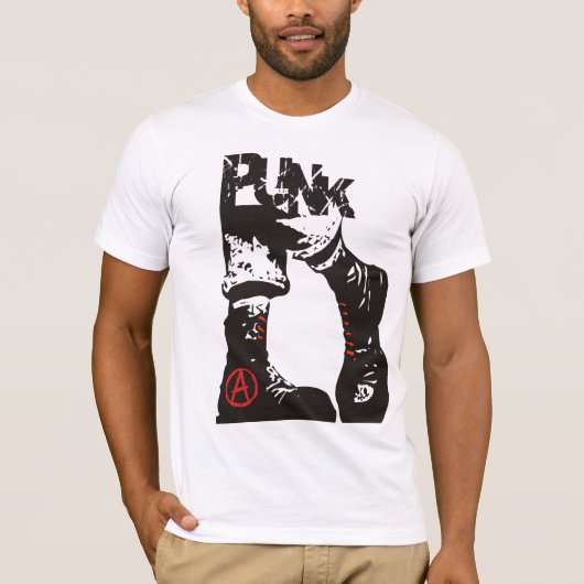 Punk anarchy Boots T-shirt (Voorkant)