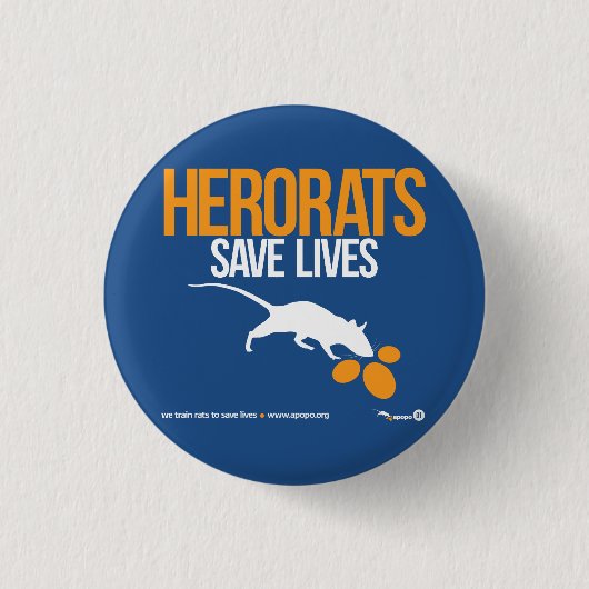 Punk APOPO-rotsknoppen Ronde Button 3,2 Cm (Voorkant)