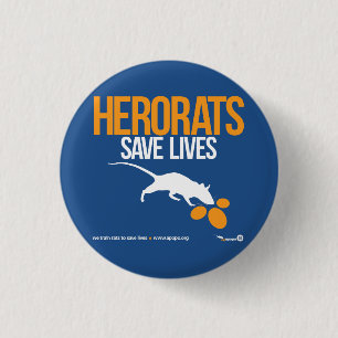 Punk APOPO-rotsknoppen Ronde Button 3,2 Cm