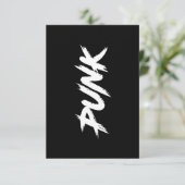 PUNK BEDANKKAART (Staand voorkant)