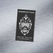 punk calavera visitekaartje magneet (Voorbeeld)