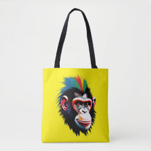 Punk chimp draagtas
