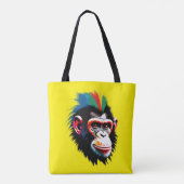 Punk chimp draagtas (Achterkant)