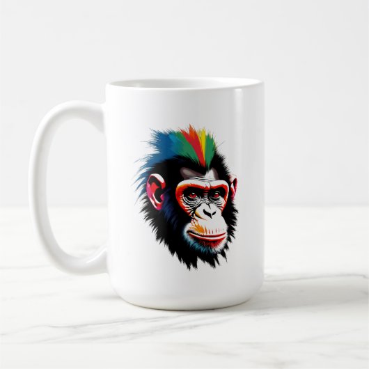 Punk chimp koffiemok (Links)