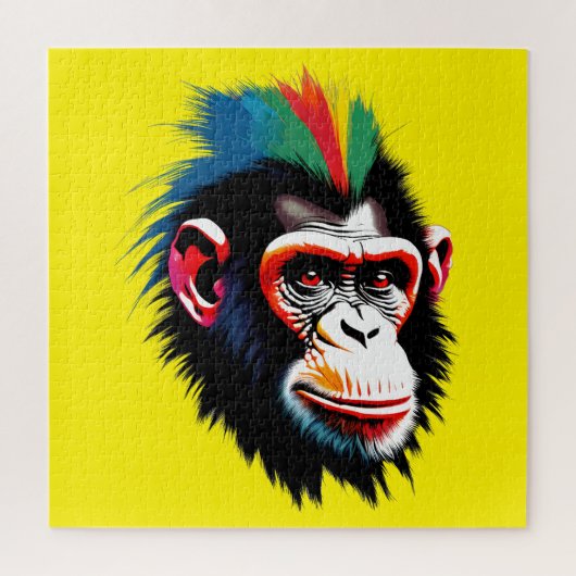 Punk chimp legpuzzel (Verticaal)