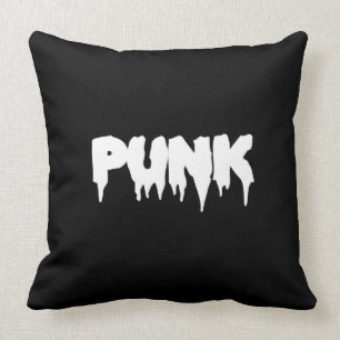 PUNK - Coussin de la police de la goutte blanche p