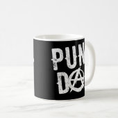 Punk Dad Punk Rock Is Not Dead Anarchy Misfit Koffiemok (Voorkant rechts)