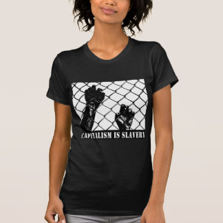 Punk d'anti-capitaliste de T-shirt d'anarchiste