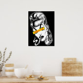 Punk femme fatale poster (Keuken)